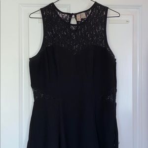 Black Dress with Lace Details